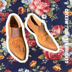 Used Western Style Genuine Leather Seychelles Booties